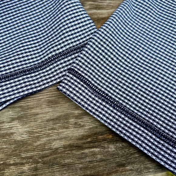 Lululemon Wunder Under Crop Black White Inkwell Gingham - Picture 5 of 9